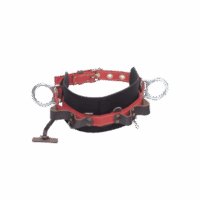 Cintur?n de Liniero de Lujo, Fabricado en Poli?ster, con 2 Anillos tipo D, Talla 40.