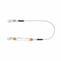 Amortiguador con Cable de protección de  Nylon y 2 Ganchos de Seguro Doble.