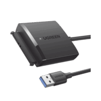 Adaptador USB 3.0 a SATA III / Compatible con Disco Duro HDD y SSD de 2.5" y 3.5" de hasta 12 TB/ Velocidad USB 3.0 de hasta 5 Gbps / Alta Velocidad con UASP & TRIM / Cable de 50 cm