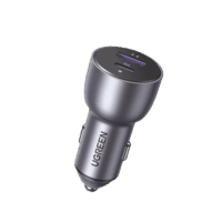 Cargador de Auto 42.5W | Puerto USB-A y USB-C | Carga Rápida | Compatible con Veh?culos de 12 y 24 VCD | PD3.0 + QC3.0 | Chip Inteligente | Dise?o Compacto  Mayor Eficiencia Energ?tica | Caja de Aluminio.