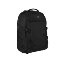 Mochila con ruedas y mango telesc?pico, Fabricada en poli?ster de color negro 611-425 611-425