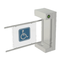 TORNIQUETE DE CORTESIA MOTORIZADO / ACABADO EN ACERO INOXIDABLE Y ACRILICO / BIDIRECCIONAL