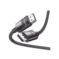Cable DisplayPort 1.4 | Longitud 2m | Versi?n DP1.4 | 8K 7680x4320 a 60 Hz | Soporta 3D | HDR | Blindaje Interno M?ltiple | Nylon Trenzado | Soporta 32.4Gbps.