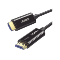 Cable HDMI de 30 Metros por Fibra ?ptica 8K@60Hz / Fibra de 4 n?cleos + Cobre esta?ado de 7 n?cleos / Compatible con HDMI 2.1 / Alta velocidad 18 Gbps / 3D / HDR / Caja de Aleacion Zinc / Premium
