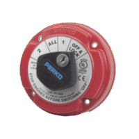 Switch Selector de Batería de Servicio Mediano con Bloqueo por Medio de Llave, para Sistemas El?ctricos Marinos