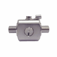 Protector contra descargas el?ctricas. Cubre los rangos de frecuencia de los amplificadores de señal Celular. 75 Ohm. Conectores F hembra.