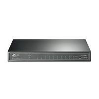SWITCH TP-LINK TL-SG2210P INTELIGENTE 10/100/1000 ADMINISTRABLE OMADA SDN 8 PUERTOS POE CAPA 2 CON 2 RANURAS SFP GIGABIT 802.3AT/AF 61W PARA ESCRITORIO O RACK