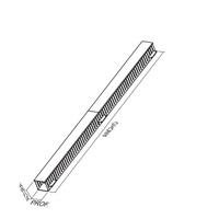 ORGANIZADOR DE CABLES NORTH SYSTEM 42 U.R. SENCILLO VERTICAL 19 PULGADAS DUCTO 3X3 PULGADAS NEGRO LISO