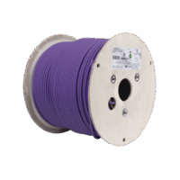 Bobina de Cable U/UTP de 4 pares, Z-MAX, Cat6A, Soporte de Aplicaciones 10GBase-T, LS0H, Color Violeta, 305m