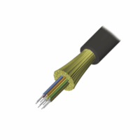 Cable de Fibra ?ptica de 12 hilos, Interior/Exterior, Tight Buffer, No Conductiva (Dielectrica), Plenum, Monomodo OS2, 1 Metro