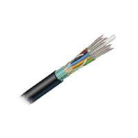 Cable de Fibra ?ptica 6 hilos, OSP (Planta Externa), Armada, Gel, HDPE (Polietileno de alta densidad), Multimodo OM3 50/125 Optimizada, 1 Metro