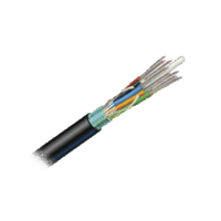 Cable de Fibra ?ptica de 12 hilos, OSP (Planta Externa), No Armada, Gel, MDPE (Polietileno de media densidad), Monomodo OS2, 1 Metro