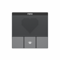 Mini Intercomunicador Wi-Fi para hotelería, hospitales, con dise?o elegante, PoE, 3 botones, 1 relevador integrado de salida y entrada.