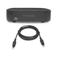 Amplificador una Zona de 2 Canales, 50 W por Canal, Con Cable TOSLINK Incluido, Transmisi?n por Chromecast, AirPlay, Alexa Cast, Spotify Connect A1X/TOS A1X/TOS