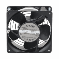 Ventilador Axial Compacto, de 4 Pulgadas, 49 CFM, 115 Vca, De Acero, Color Negro