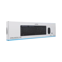 KIT ACTECK CREATOR MK450 / TECLADO Y MOUSE / INALAMBRICO / RECEPTOR USB / 104 TECLAS / OPTICO / 1600 DPI / NEGRO / AC-931748