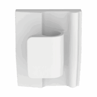 Clip de Nylon 6.6 con Adhesivo, Para Cables de Hasta 9.7 mm de Di?metro, Uso Interior, Color Natural, Paquete de 100pz