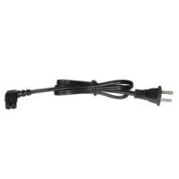 Cable de Alimentación El?ctrica para 120-240 Vca / 1 Metro / 2 Clavijas tipo Americano / Conector en Forma tipo L