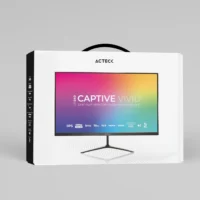 MONITOR ACTECK CAPTIVE VIVID SP240 / 23.8 PUL / PLANO / FULL HD / ALTAVOZ INTEGRADO / 75 HZ / 5 MS / HDMI + VGA + DC / NEGRO / AC-933841