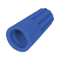 Capuch?n roscable / 14 AWG / Az?l / Paquete de 25 piezas.
