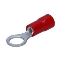 Terminal tipo ojo / 3 / 16" / 22 - 16 AWG / Rojo / Paquete de 25 piezas.