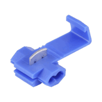 Terminal tipo almeja / 18 - 14 AWG / Az?l / Paquete de 25 piezas.