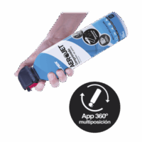 Removedor de polvo y residuos (aire comprimido) con aplicación 360? para limpieza de equipos electr?nicos, v?lvula anti-estallamiento, 660 ml