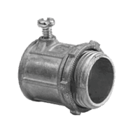 Conector de 3/4" para Tubo Pared Delgada con Tornillos Opresores.