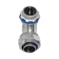 Conector Curvo para tubo tipo Liquidtight de 1/2"  (13 mm). Compatible con ANC-COT12.