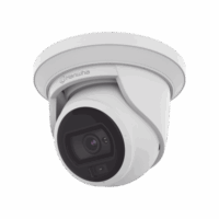 C?mara IP Tipo Flateye con luz blanca AntiVandálico 4 Megap?xel / Lente 3 mm / 20M IIluminacion / WDR 120db / IP67 / IK10 / H.265 & WiseStream