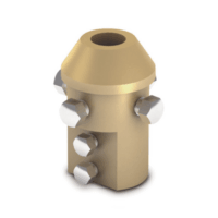 Adaptador de Punta Pararrayo PDC en M?stil 1 1/2".