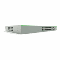 Switch PoE+ Administrable CentreCOM FS980M, Capa 3 de 16 Puertos 10/100 Mbps + 2 puertos RJ45 Gigabit/SFP Combo, 250W