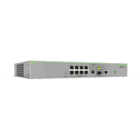 Switch Administrable CentreCOM FS980M, Capa 3 de 8 Puertos 10/100 Mbps + 1 puertos RJ45 Gigabit/SFP Combo