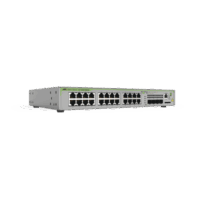 Switch Administrable CentreCOM GS970M, Capa 3 de 24 Puertos 10/100/1000 Mbps + 4 SFP Gigabit