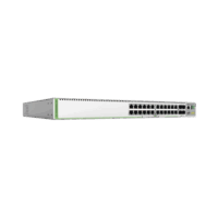 (GS980MX/28) Switch Stack L3, 24 puertos 10/100/1000-T, 4 Puertos SFP+ 10G, Fuente de poder fija