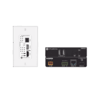 OMEGA 4K/UHD Placa de pared HDBaseT TX/RX para HDMI con USB