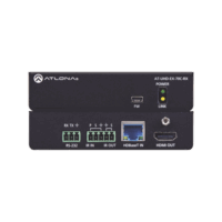 Receptor 4K/UHD HDMI sobre HDBaseT con control y PoE
