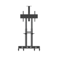 Soporte de Pantalla con Ruedas / Compatible con Monitores de 55 "a 90" / Base para Colocar Accesorios Adicionales / Vesa 200*200 - 800*500