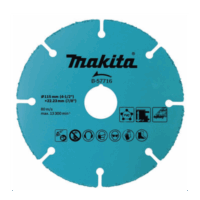 Disco de carburo de tugsteno 4 1/2" multi-material para esmeriladora, Ideal para Yeso y Ep?xicos.