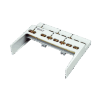 Soporte + Barra de Conexion (4 MOD) (4+2 ENTR.) IP40