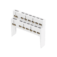 Soporte + Barra de Conexion (12/24/36 MOD) (12+2 ENTR.) IP40