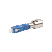 Adaptador de Fibra ?ptica desnuda para realizar mediciones y pruebas en hilos de fibra sin conector