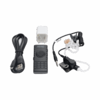 PTT Inalámbrico Bluetooth con tubo ac?stico para radios Kenwood Serie NX5000/3000