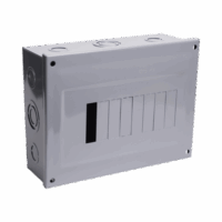 Centro de Carga para Sobreponer, 08 Polos, 100 A, 1 Fase 3 Hilos, 120/240 V AC, 60Hz