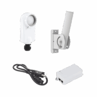 Kit de radio C5X, rango de frecuencia extendida (4.9 a 6.4 GHz),  incluye inyector POE, cable de alimentación y montaje universal para tubo o poste