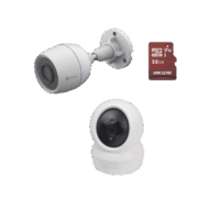 Kit de c?maras WiFi / Incluye 1 pieza C6N  Para Uso en Interior / 1 pieza CS-H3C Para Uso en Exterior / 1 PZA Micro SD HS-TF-E1/32G / Detección de Movimiento / Notificaciones Instant?neas