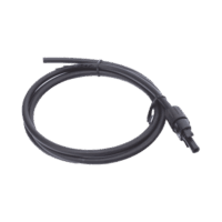 Cable Fotovoltaico 1.5 m, Negro, Calibre 10 AWG con Terminal MC4-H en un Extremo