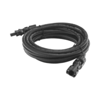 Cable Fotovoltaico 2.5 m, Negro, Calibre 10 AWG con Terminales MC4 en Ambos Extremos