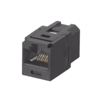 M?dulo Acoplador RJ45 a RJ45, Mini-Com, Categoría 6, Color Negro