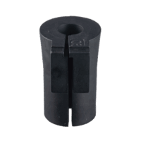 Pasacable Grommet de Entrada de Cable Terminado, Sencillo y Peque?o, 0.24"-0.28", Color Negro. Paquete de 12 Piezas